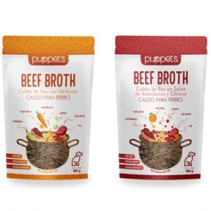 Caldo Para Perros Res con Verduras y Arandano 2 pack