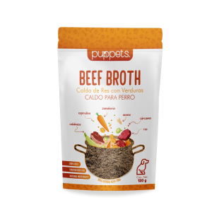 Caldo Para Perros Res con Verduras 120gr