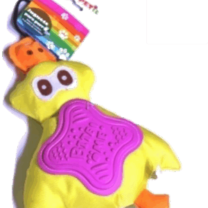 JUGUETE PARA MASCOTA PATO AMARILLO